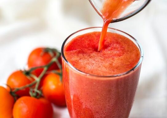 tomate smoothie pisua galtzeko